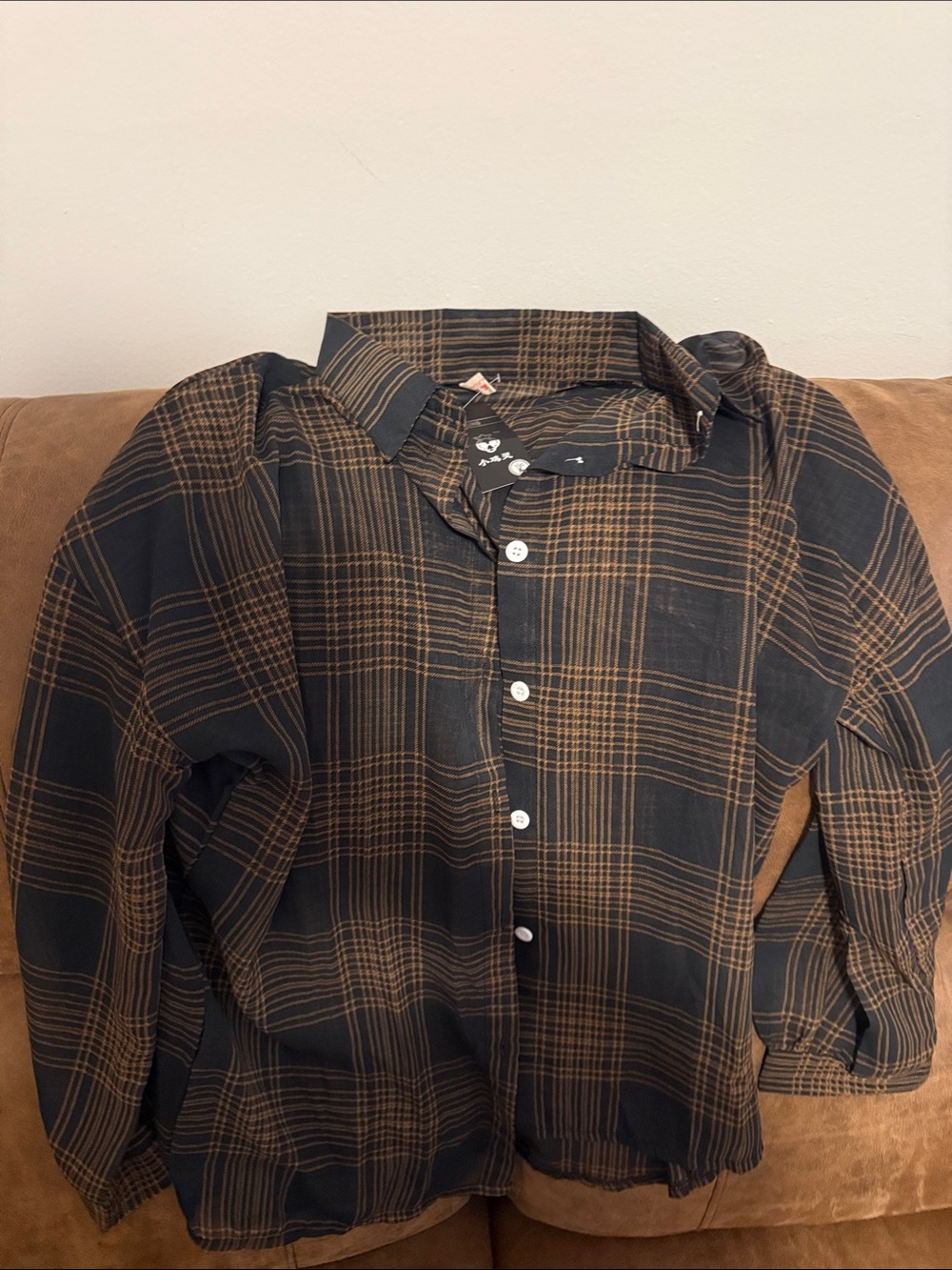 Women’s sheer long sleeve top